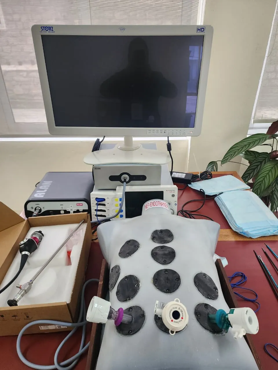 Nep- Endotrainer in DAVOS GI Surgery Course – Dhulikhel Hospital Laparoscopic Workshop